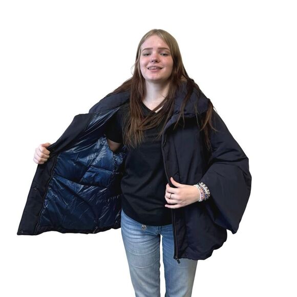 Uniqlo x Jil Sander +J Hybrid Down Jacket Women Navy Limited Edition Rare, XL - Picture 5 of 15